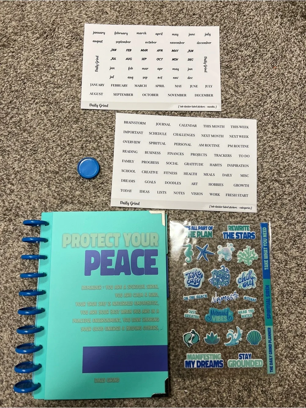 Daily Grind bright turquoise